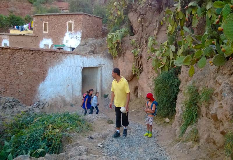 Aufenthalt bei Berberfamilien